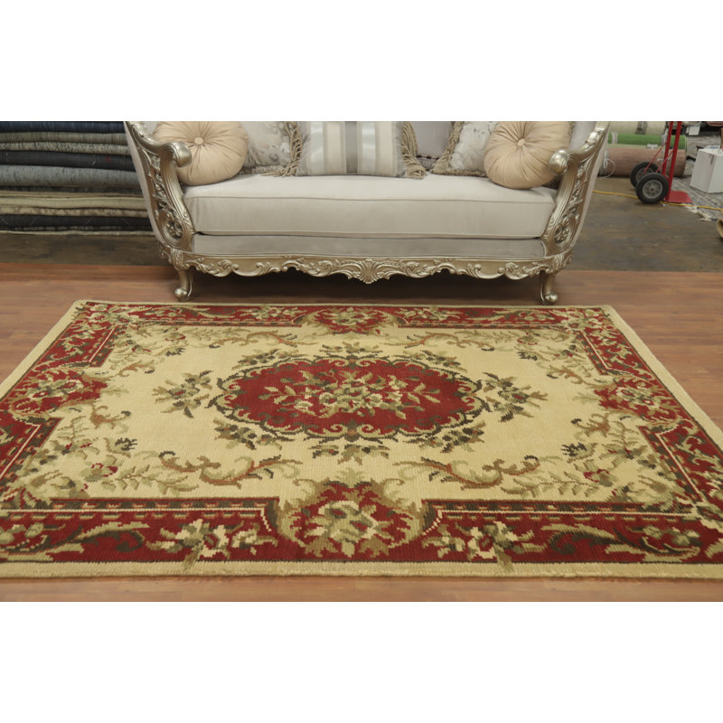 Tapis indien de style victorien 6 x 8