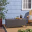 Banc de rangement extérieur FlowLuxe Rupert Pebble
