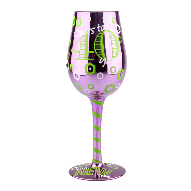 Dure jusqu’à 40 ans, 15 oz. verre à vin tout usage