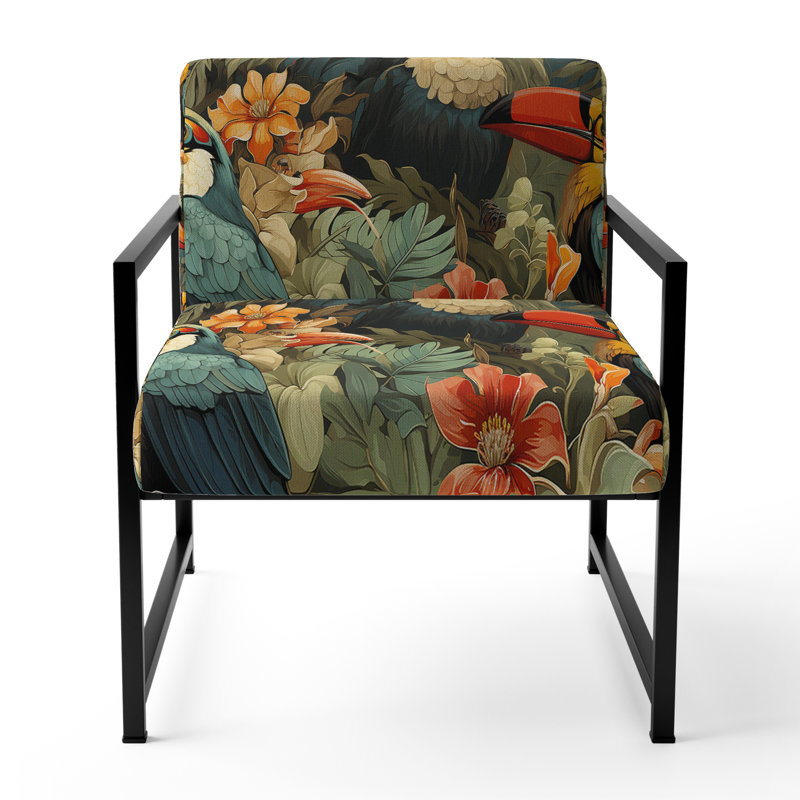 Chaise d'appoint tapissier Toucan, Noir