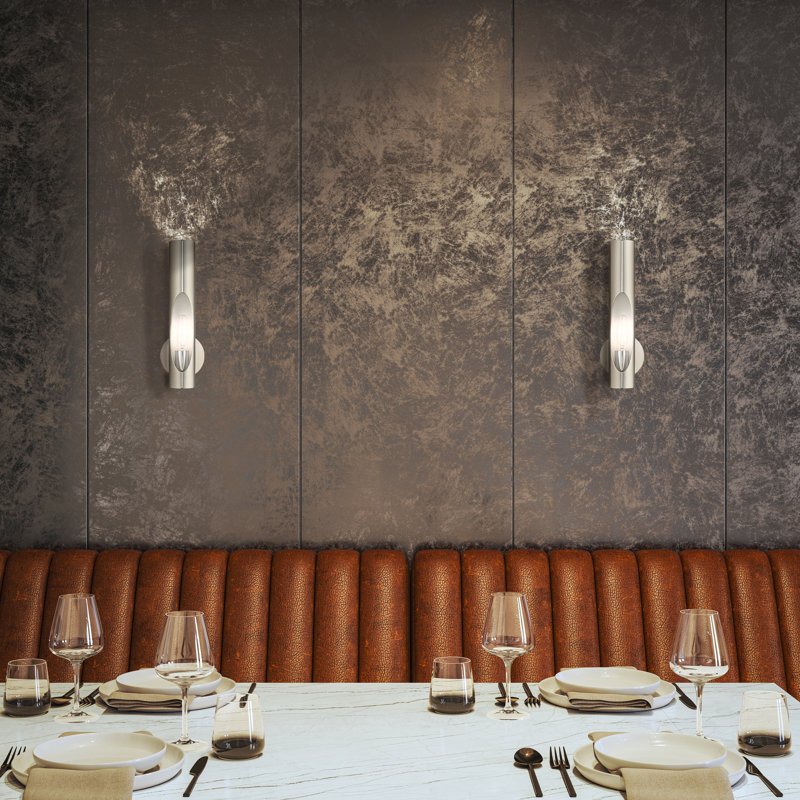 Applique murale articulée à 1 lumière Azria, Chrome poli
