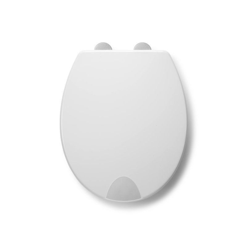 Assistive Raised Toilet Seat with Lid, White (Ramor)