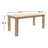Morones 94" Teak Wood Dining Table-1449963583