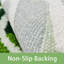 Tapis vert pour salle de bain Leaf