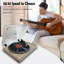 Tourne-disque à courroie CrosAudio Vintage avec sortie Bluetooth et cartouche AT-3600L, pin