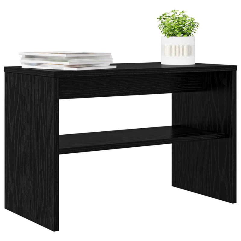 TV Stand, 40cm H x 60cm L x 30cm W, Black Oak