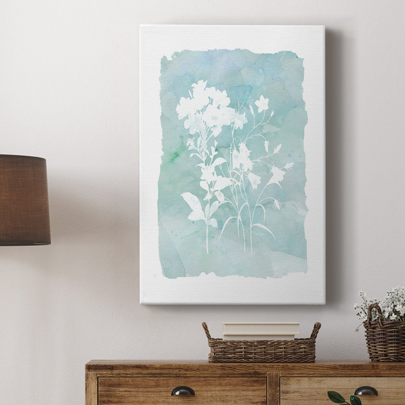 Silhouette botanique IV - Cavas enveloppés de galerie, H 27 po x l 18 po