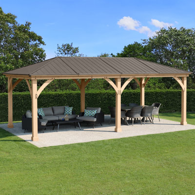 Meridian Solid Wood Patio Gazebo