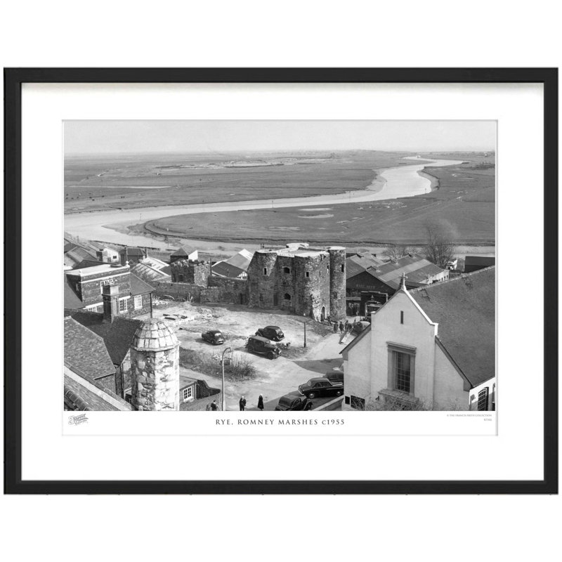 Rye, Romney Marshes C1955 by Francis Frith - Single Picture Frame Print, 28cm H x 36cm W x 2.3cm D
