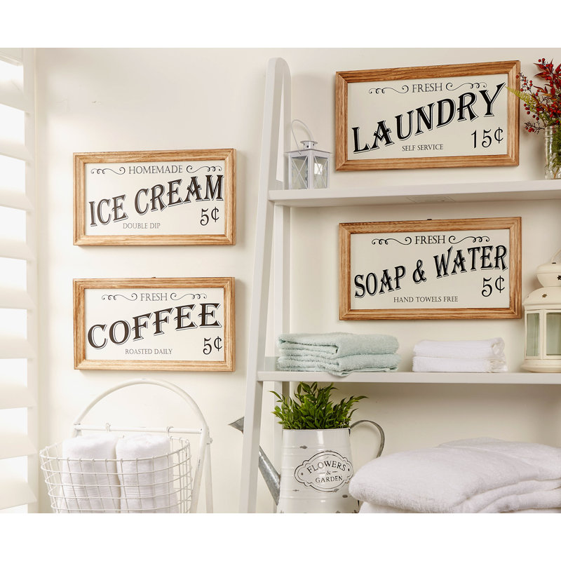 Collegiate Farmhouse Wall Decor on Solid Wood