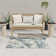 Clemencio Ivory Blue Modern Rug