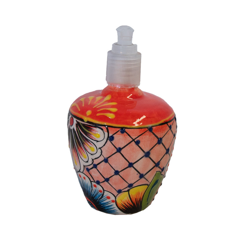 Puebla Liquid Soap Dispenser. Orange 
