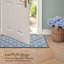 Austell Machine Woven Synthetic Geometric Area Rug in Blue/White-270741906