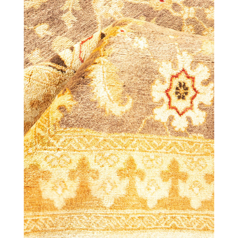 Staka One-of-a-Kind 8' 1" X 10' 2" 2000s Wool Area Rug in Brown