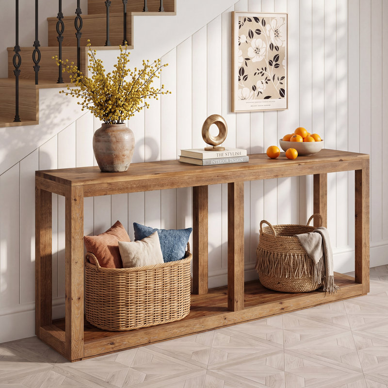 70.9'' Solid Wood Console Table for Hallway