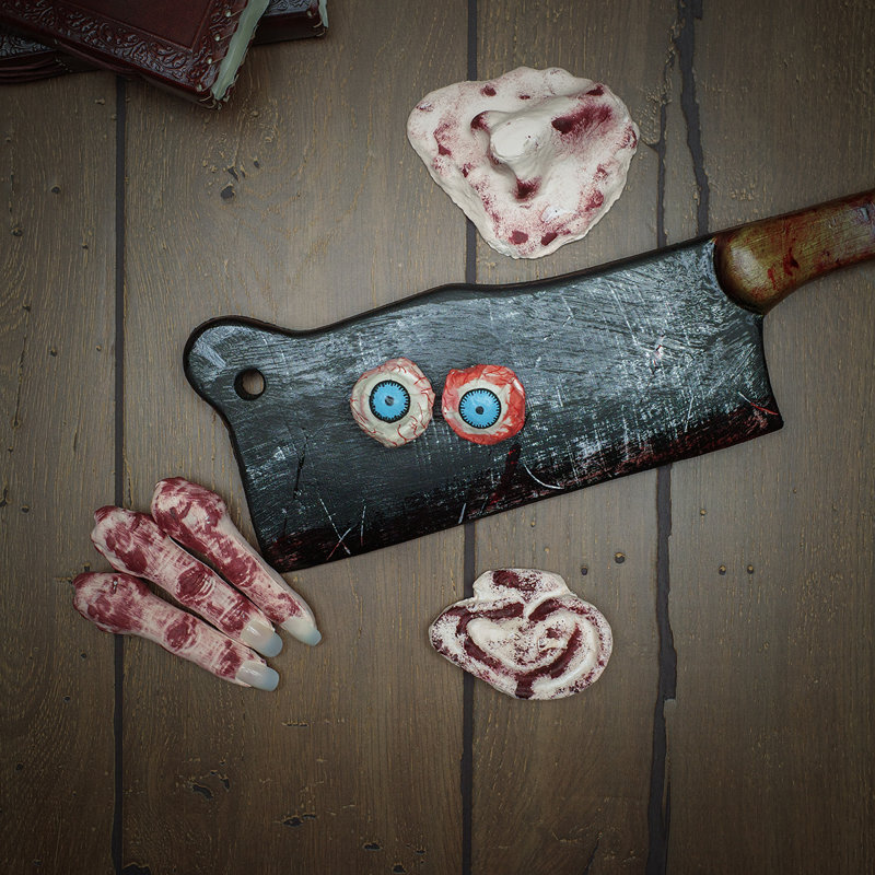 Accessoires de maison d'Halloween en caoutchouc