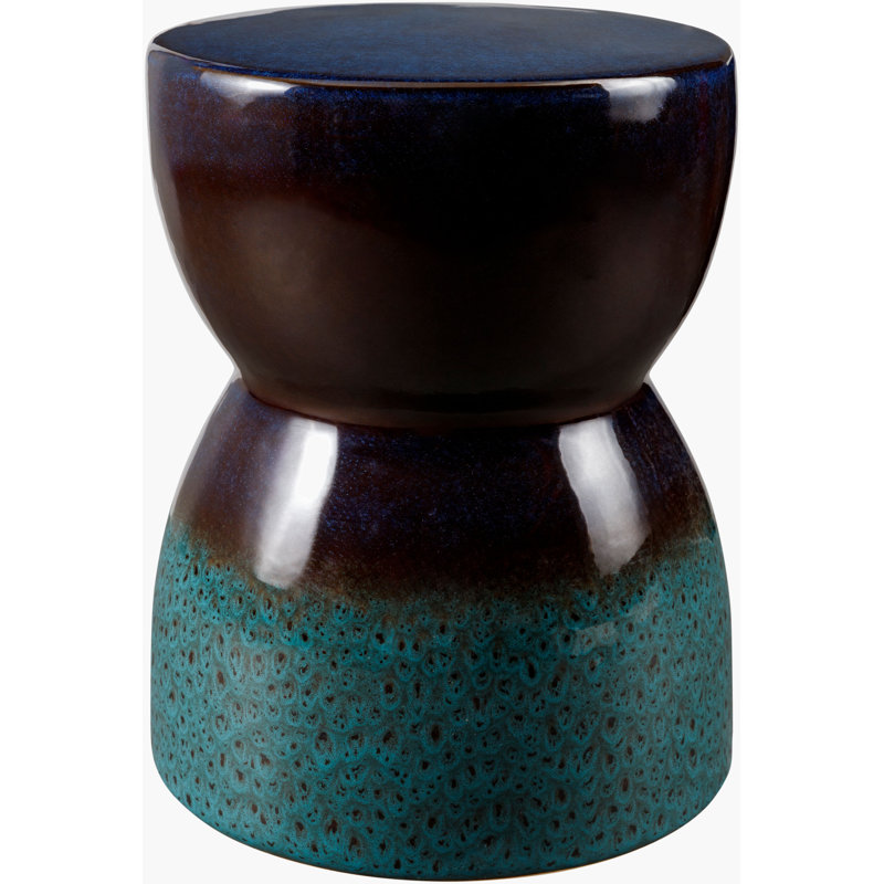 Goulven Accent Stool, Marron foncé