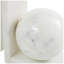 White Marble Geometric Sleek Orb 12 lbs Decorative Bookends with L- Shaped Bases, Set of 2-19933938