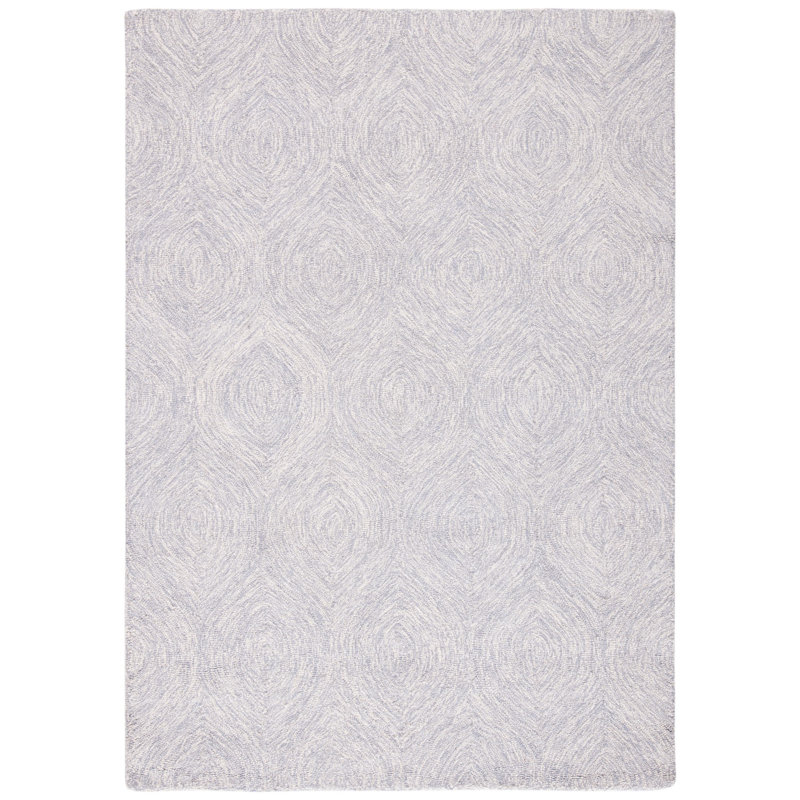 Vedika Hand Tufted Wool And Cotton With Latex Abstract, Rectangle 5' x 8'
