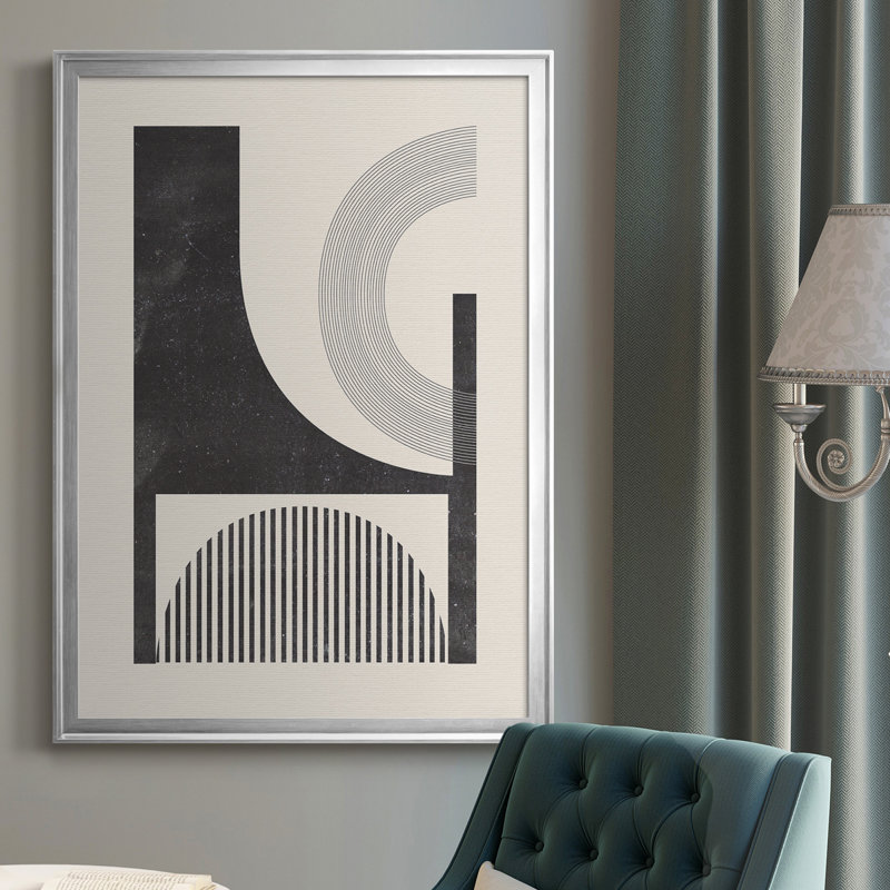 Toile encadrée Premium Inconnu Space II - Prêt à être accroché, Cadre argenté, H 36,5 po x l 26,5 po x P 1 po