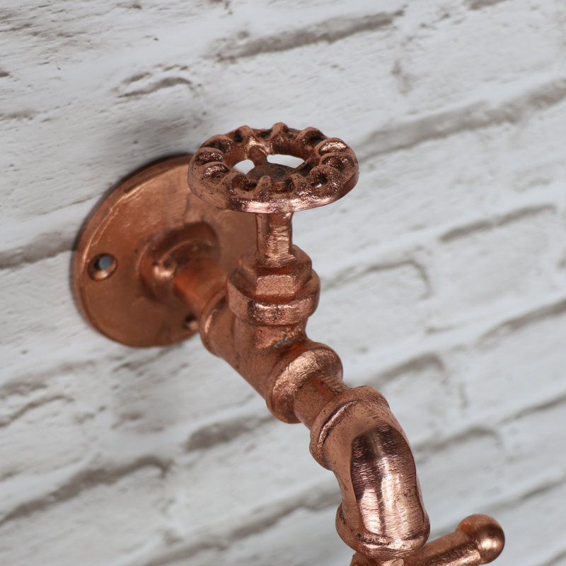 Easterday Wall Mounted Toilet Paper Holder, Rustic