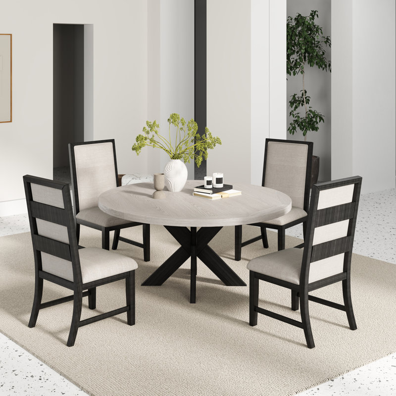 Malahn 4 - Person Pedestal Dining Set