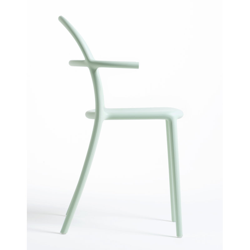 Generic C Arm Chair, Sage Green
