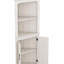 Grande armoire de coin en bois avec portes pour le salon, la salle de bain, la salle à manger ou la cuisine