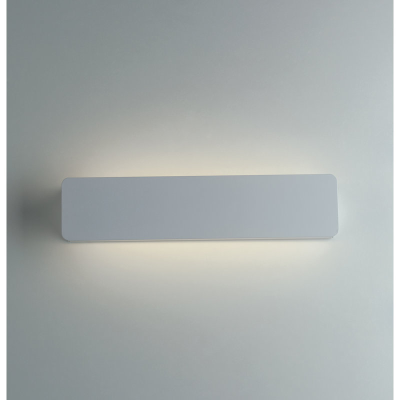 Aluminium LED Flush Mounted Sconce, White