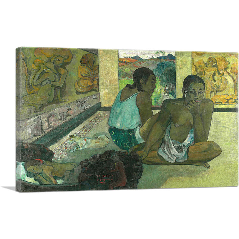 «The Dream Te Rerioa 1897», reproduction, H 26 po x l 40 po x 1,5 po