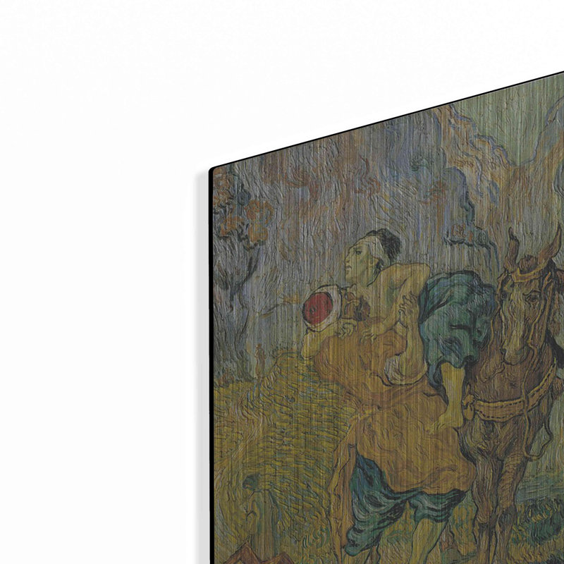 «Der Barmherzige Samariter» par Vincent Van Gogh, art mural en métal, H 16 po x l 12 po