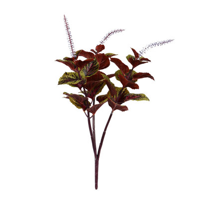 15'' Faux Perilla Branch