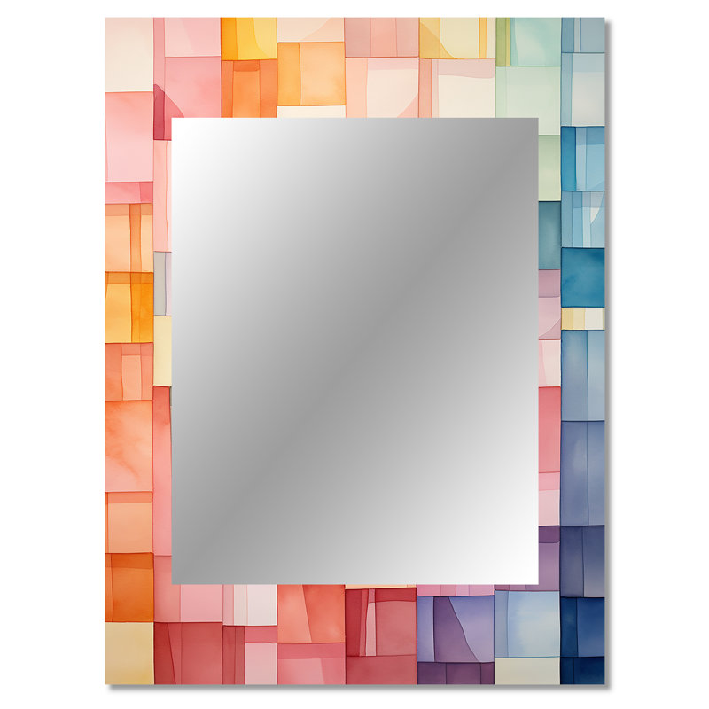 Hardedge Pastel Symetry I - Hard Edge, 40 po x 30 po