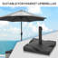 44 Lb. Plastic Free Standing Umbrella Base