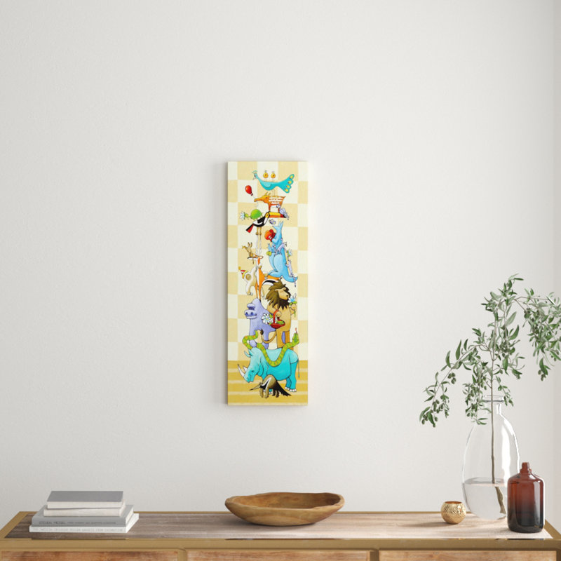 1 Piece Wrapped Canvas Painting, 76cm H x 25cm W x 3.81cm D