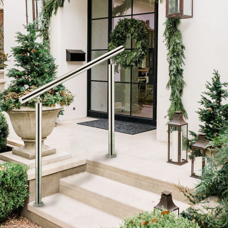 Handrail for Outdoor Step, 33.50"H x 40"W x 3"D