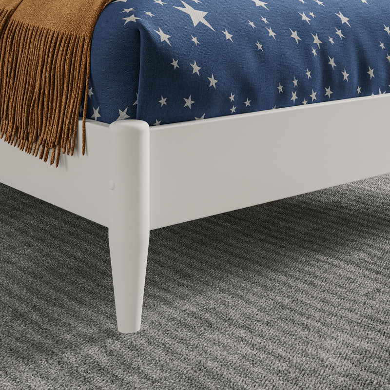 Lit pour enfant Areya Bed, Blanc, Simple
