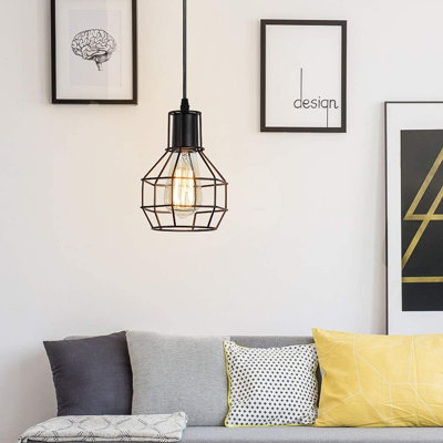 Luminaire suspendu géométrique 1 lumière Bystrom