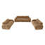 Ensemble de canapés surdimensionnés 3 pièces Canapé confortable, 2 pièces de canapé 2 places et 1 canapé de 3 places pour le salon, tissu en velours doux, fond en éponge haute densité 32D, aucun assemblage requis-680258300