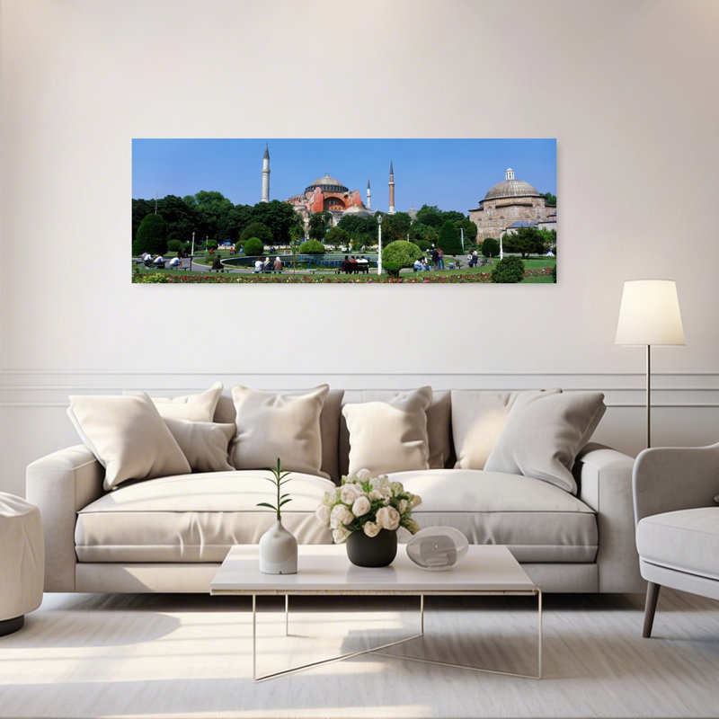 Hagia Sophia, Istanbul, Turquie, architecture, art mural, H 20 po x l 60 po