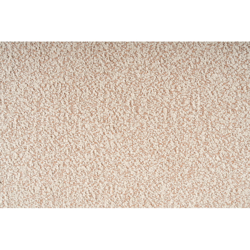 Stylish 1-Seat Sofa in Peach, 43.3 x 42.5 x 25.6 inches | 100% Hornbeam Frame, 100% Linen Upholstery, 32 DNS Foam for Comfort, Includes 1 Pillow | Perfect for Living Room, Compact Design with Plastic Legs