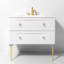 Alma 42.25" Wall Mounted Single Bathroom Vanity with Top-394034013