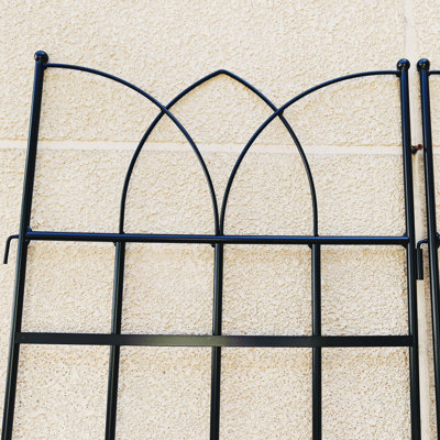 Garden Arch Gate, Metal Garden Trellis Rustproof Trellis For Climbing Plants Outdoor Flower Support