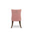 L'ensemble de table de cuisine 7 pièces contient une table de salle à manger et 6 chaises de salle à manger en tissu de polyester rouge beige avec dossier capitonné, noyer antique-129541231-121727534-129541230