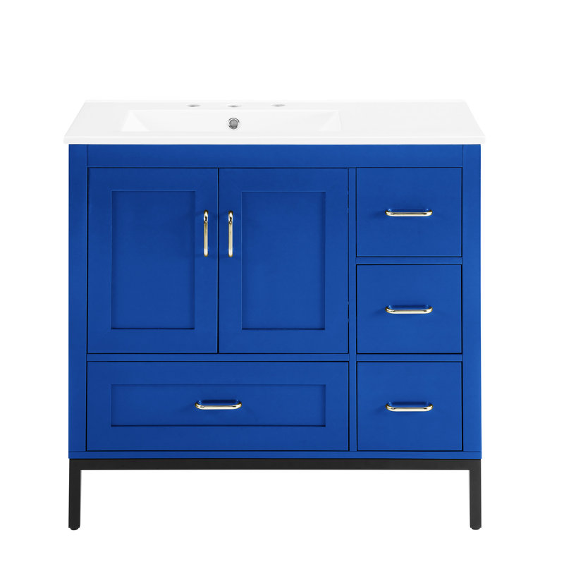 Bathroom Vanity, Blue