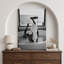 «Black and White Tub Wine Ocean View», images de salle de bain, impression sur toile encadrée, impression numérique-132063601-132063607