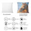 Carré, portrait d'un cheval brun - Coussin décoratif imprimé maison de campagne-60158223