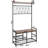 40.94'' Coat Rack, 4-in-1 Hall Tree with Shoe Bench for Entryway