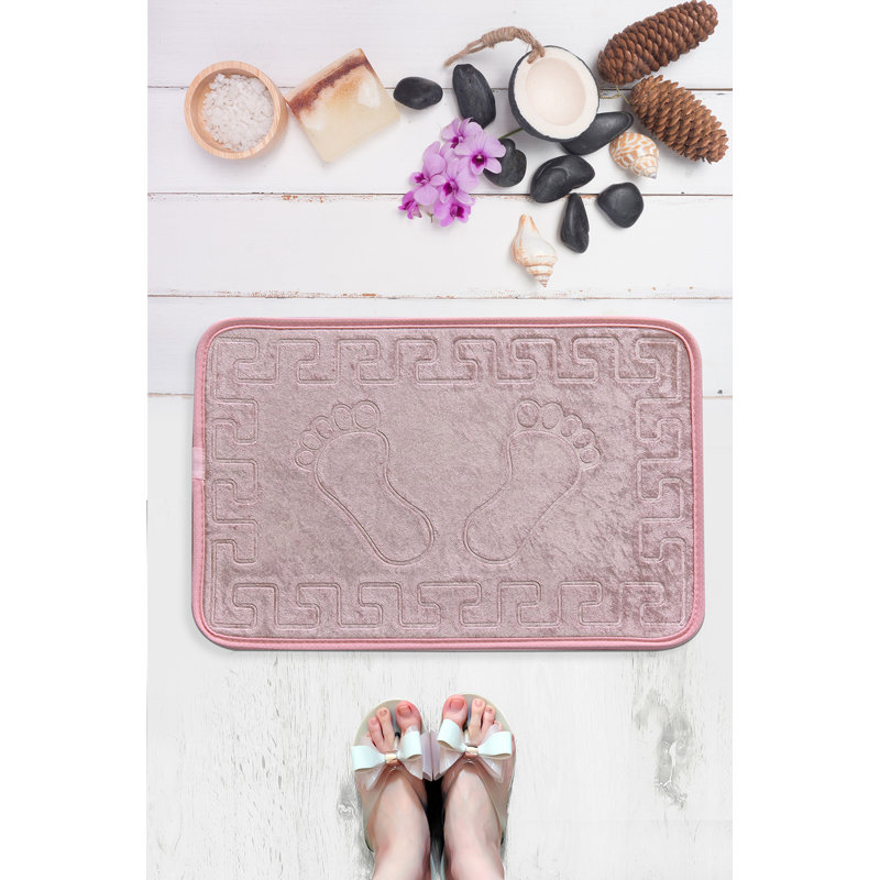 Tapis de bain, Rose clair