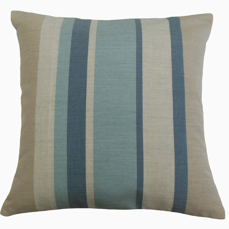 Coussin Scotlyn, 26 po x 26 po, Coussin décoratif, Vert olive / Sarcelle